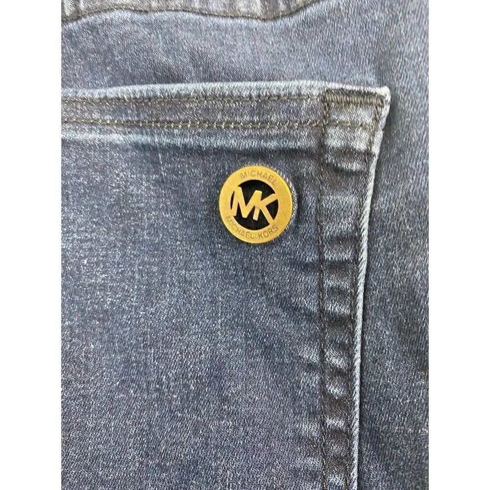 Michael Kors Skinny Jeans Blue Stretch Slim - Size 4